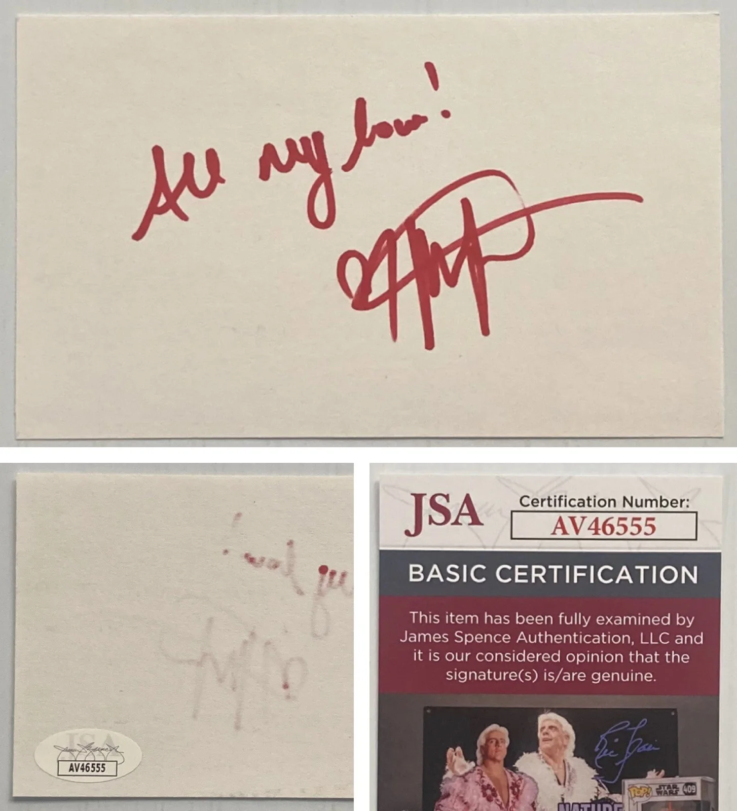 Melissa Joan Hart — Sabrina Melissa Joan Hart Signed Autograph 3x5 Index Card - JSA Cert - FREE S&H!
