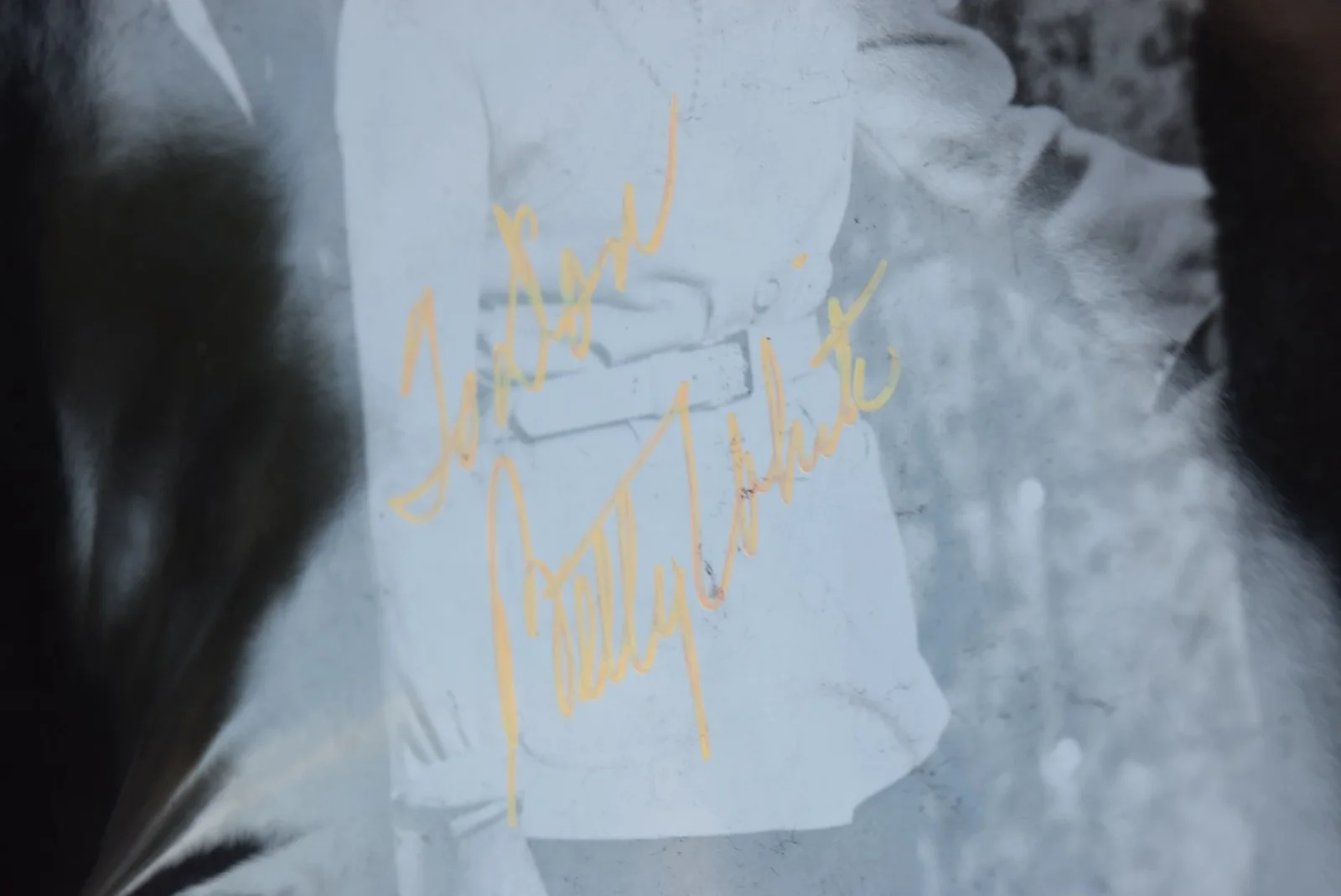 Betty White (The Merv Griffin Show) Hand Signature on Paper 10" X8", изображение 3