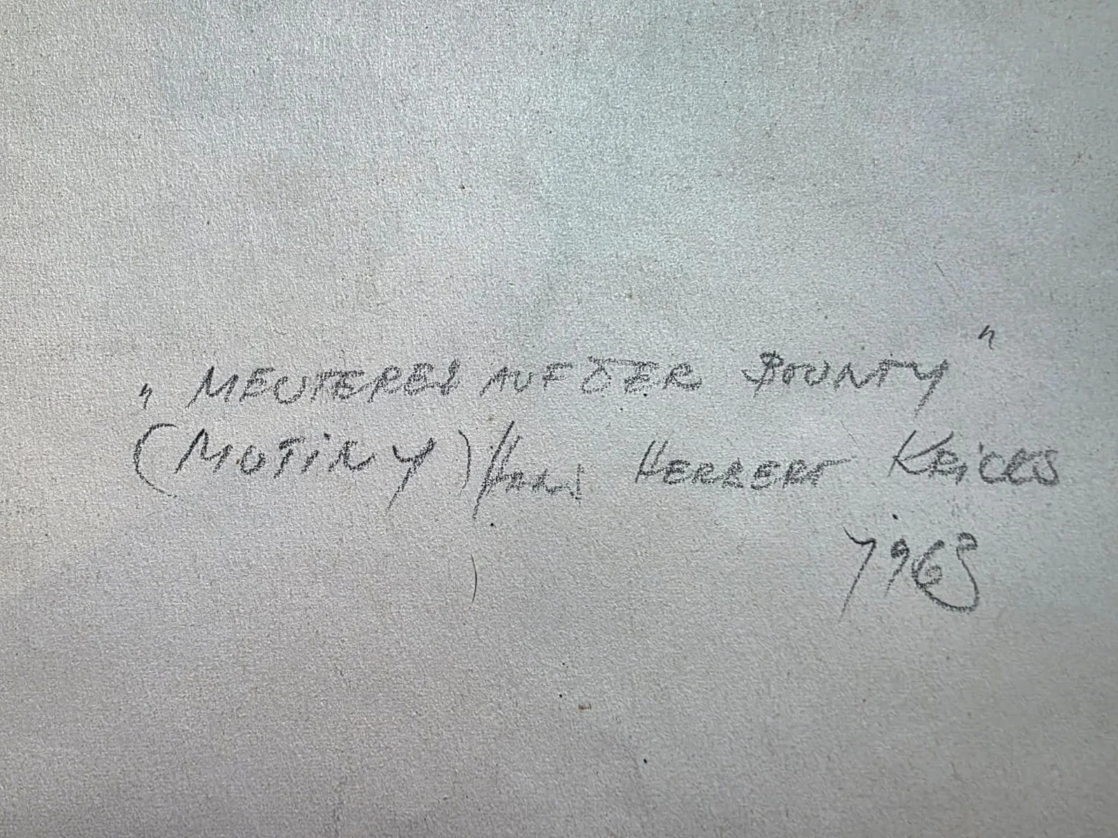 Hans Herbert Kricks — Clark Gable Caricature Mutiny on the Bounty 1963 11x14 Signed Hans H Kricks 1963, изображение 4