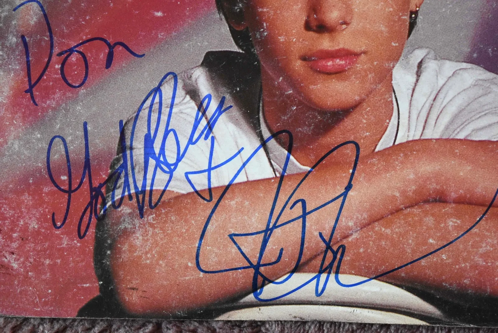 Jonathan Jackson Hand Signature on Paper 9 1/2" X7", image 2