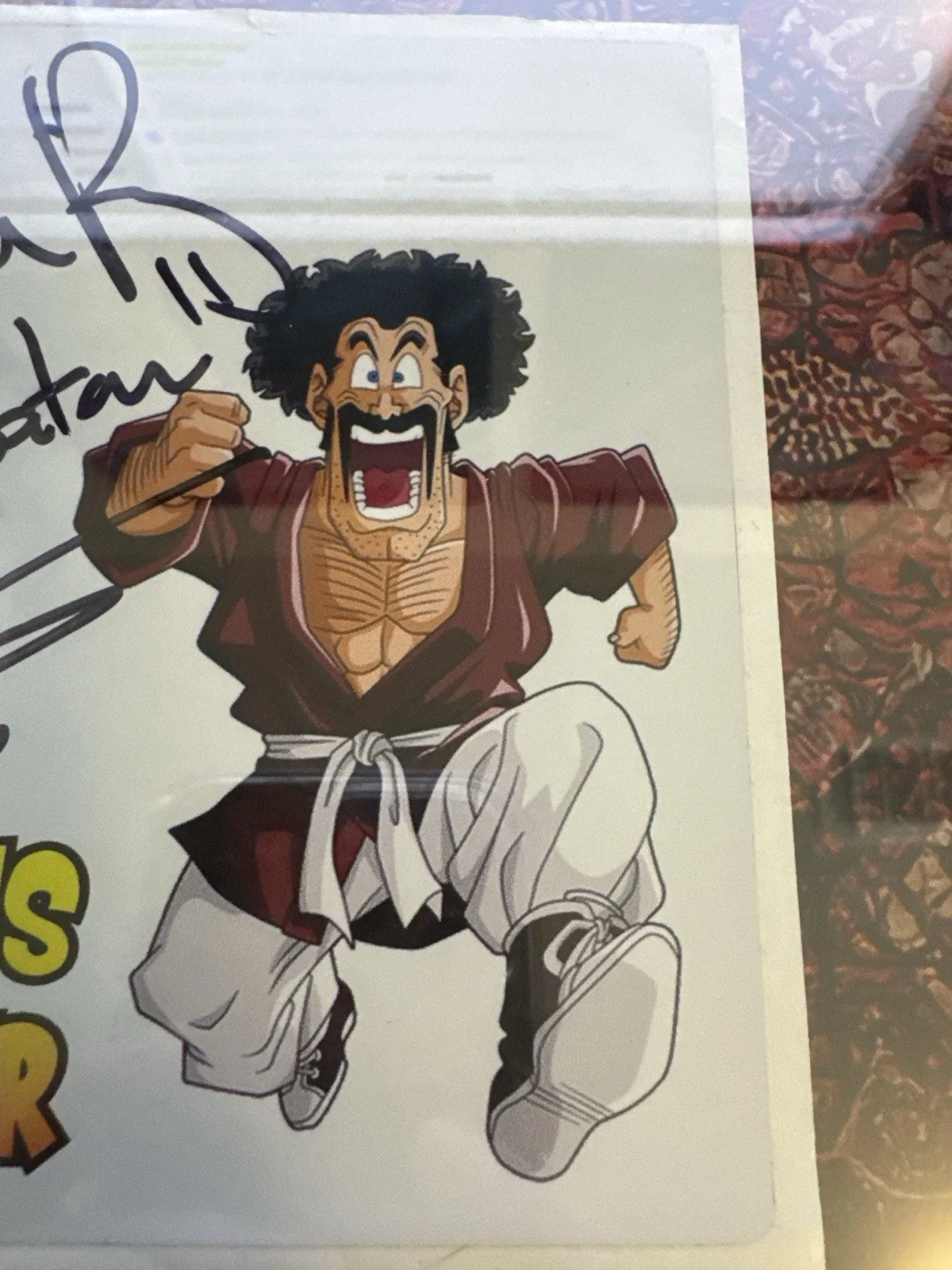 Chris Rager — Chris Rager Signed 8x10 Framed Sticker Autographed Anime Character Art Display, изображение 4