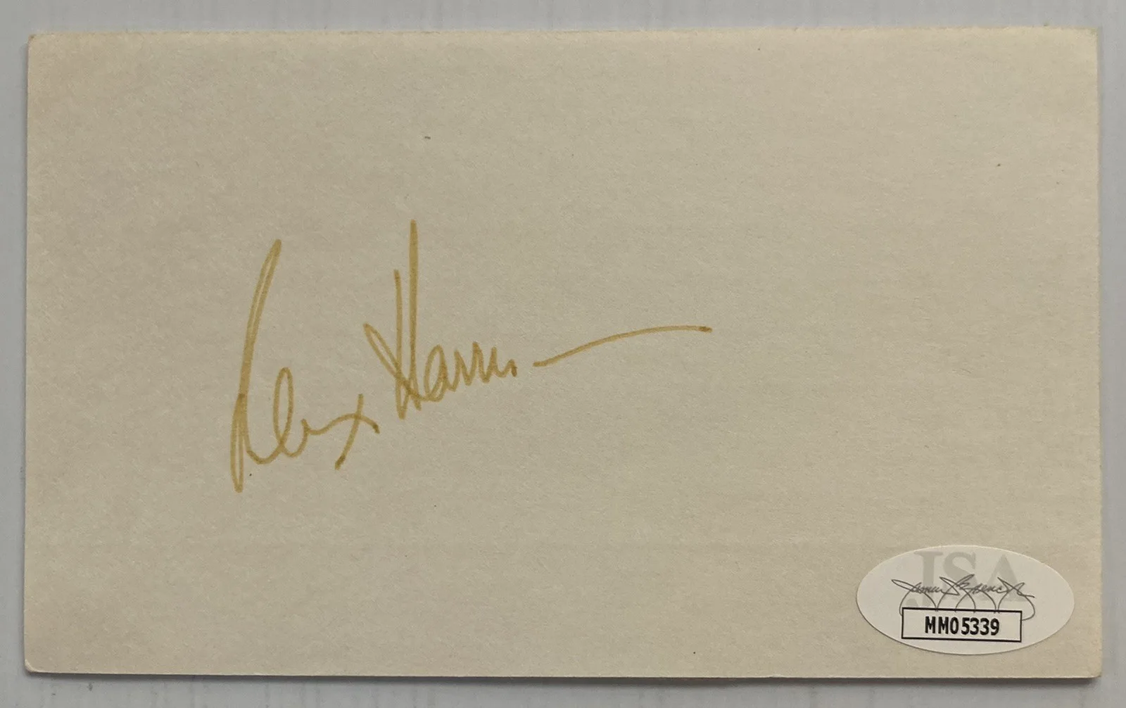 Rex Harrison — My Fair Lady Rex Harrison Signed Autograph 3x5 Index Card - JSA Cert - FREE S&H!, изображение 2