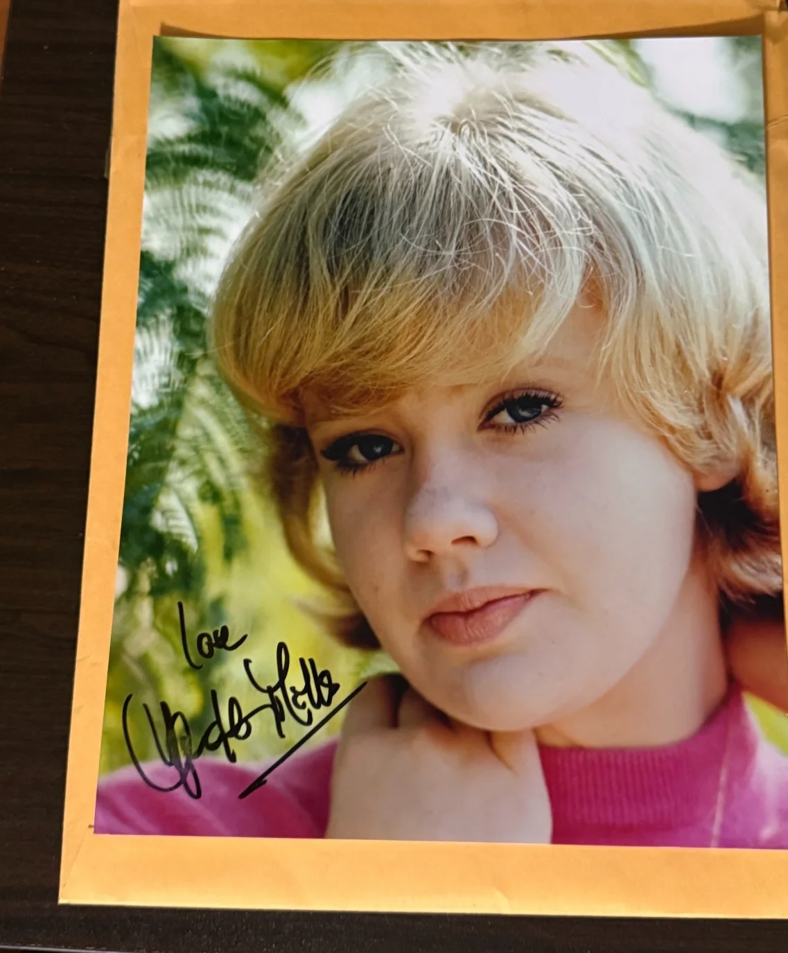 Hayley Mills — Hayley Mills signed vintage 8"x10" photo, PARENT TRAP, POLLYANNA, Disney actress