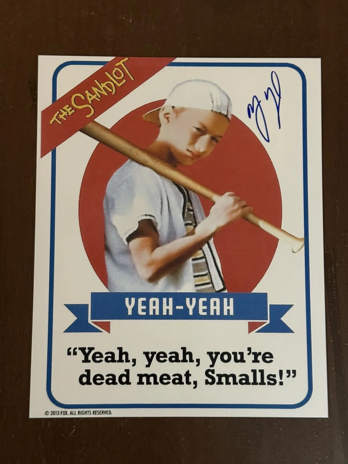 Marty York — Marty York The Sandlot "Yeah-Yeah" Signed 8x10 Pic Autograph Movie Photo