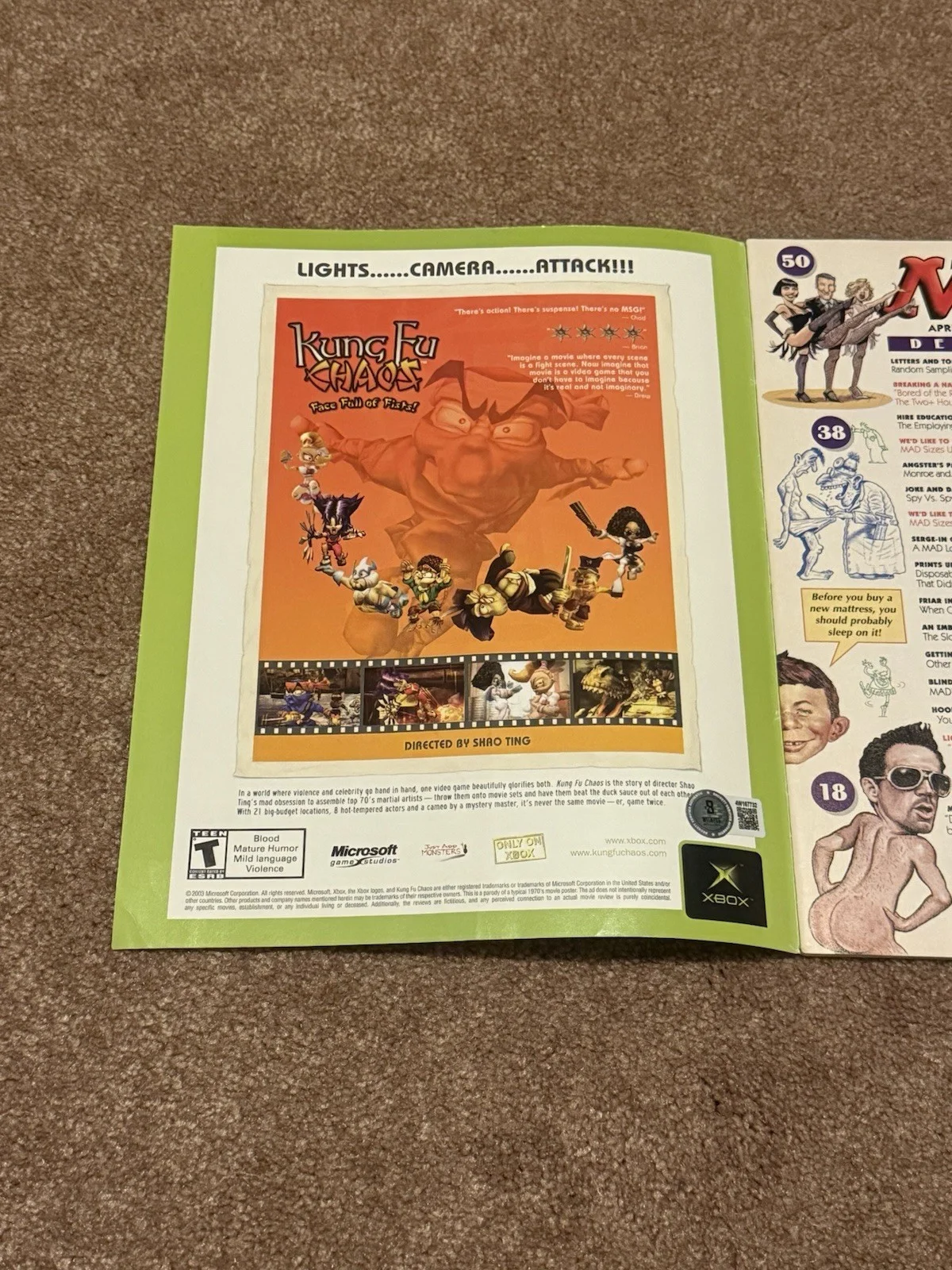 Elijah Wood — ELIJAH WOOD & SEAN ASTIN AUTOGRAPHED LORD OF THE RINGS MAD MAGAZINE BECKETT COA, изображение 4