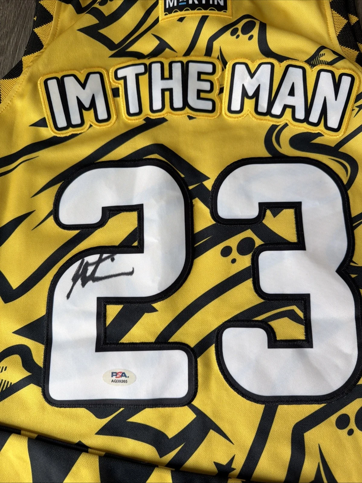 Martin Lawrence — Martin Lawrence Signed Autographed Im The Man Martin Basketball Jersey! Psa Coa, image 2