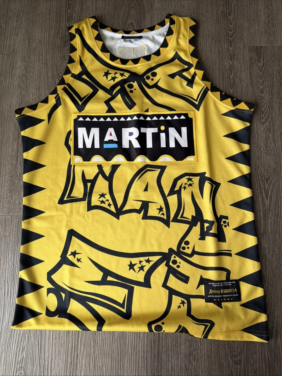 Martin Lawrence — Martin Lawrence Signed Autographed Im The Man Martin Basketball Jersey! Psa Coa, image 3