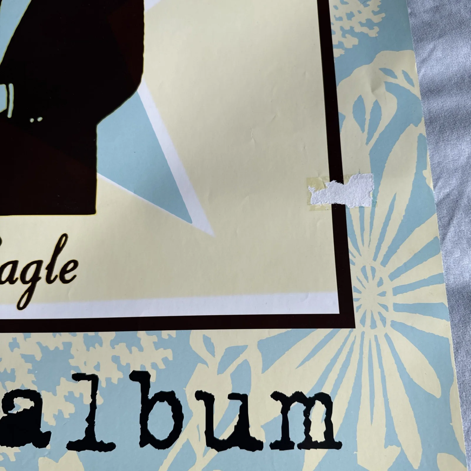 Rare! Cake Comfort Eagle promo Poster 2001 Vintage Short Skirt/long Jacket, image 5