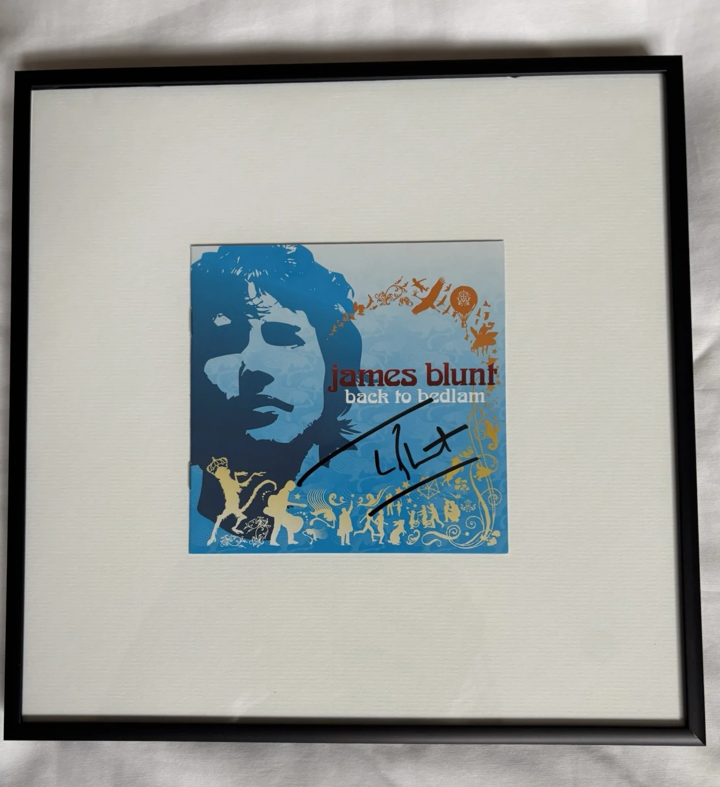 James Blunt Signed Back To Bedlam CD Booklet Autographed And Framed, image 2