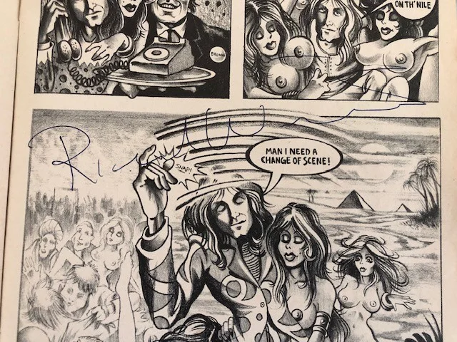 ROGER WATERS & RICHARD WRIGHT SIGNED MAGAZINE LOA JSA, image 3