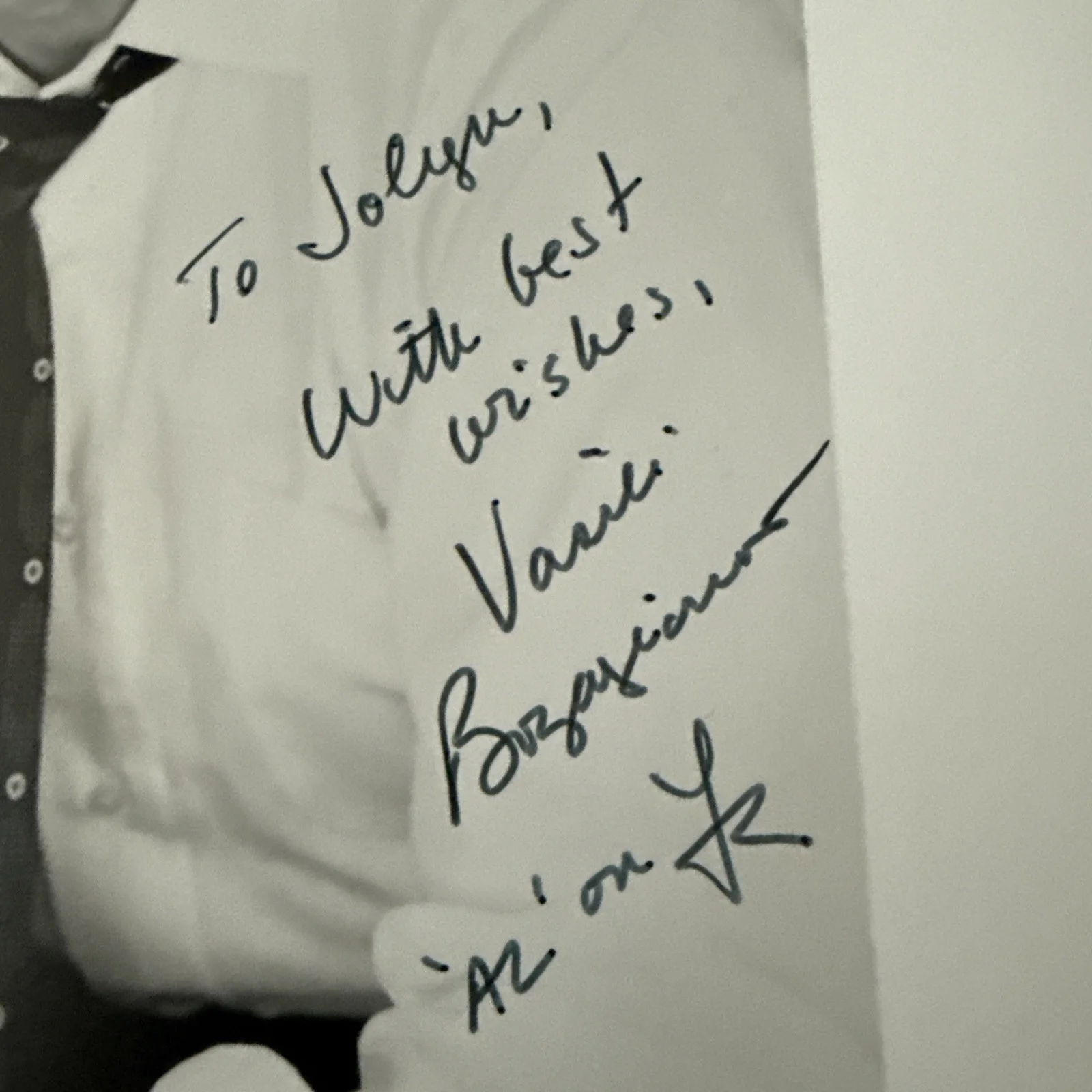 Vasili Bogazianos — Vasili Bogazianos 8x10 Autograph Signed Photo All My Children Young & Restless, изображение 3