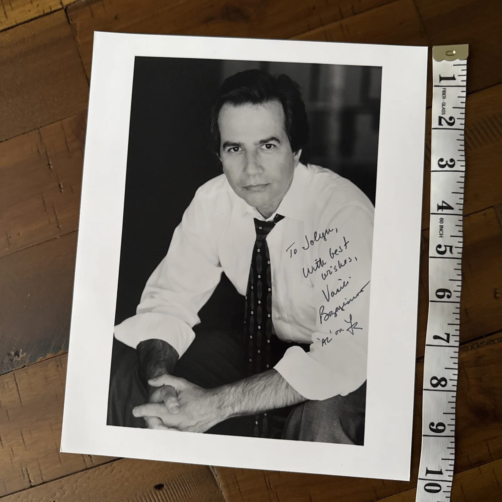 Vasili Bogazianos — Vasili Bogazianos 8x10 Autograph Signed Photo All My Children Young & Restless, изображение 5
