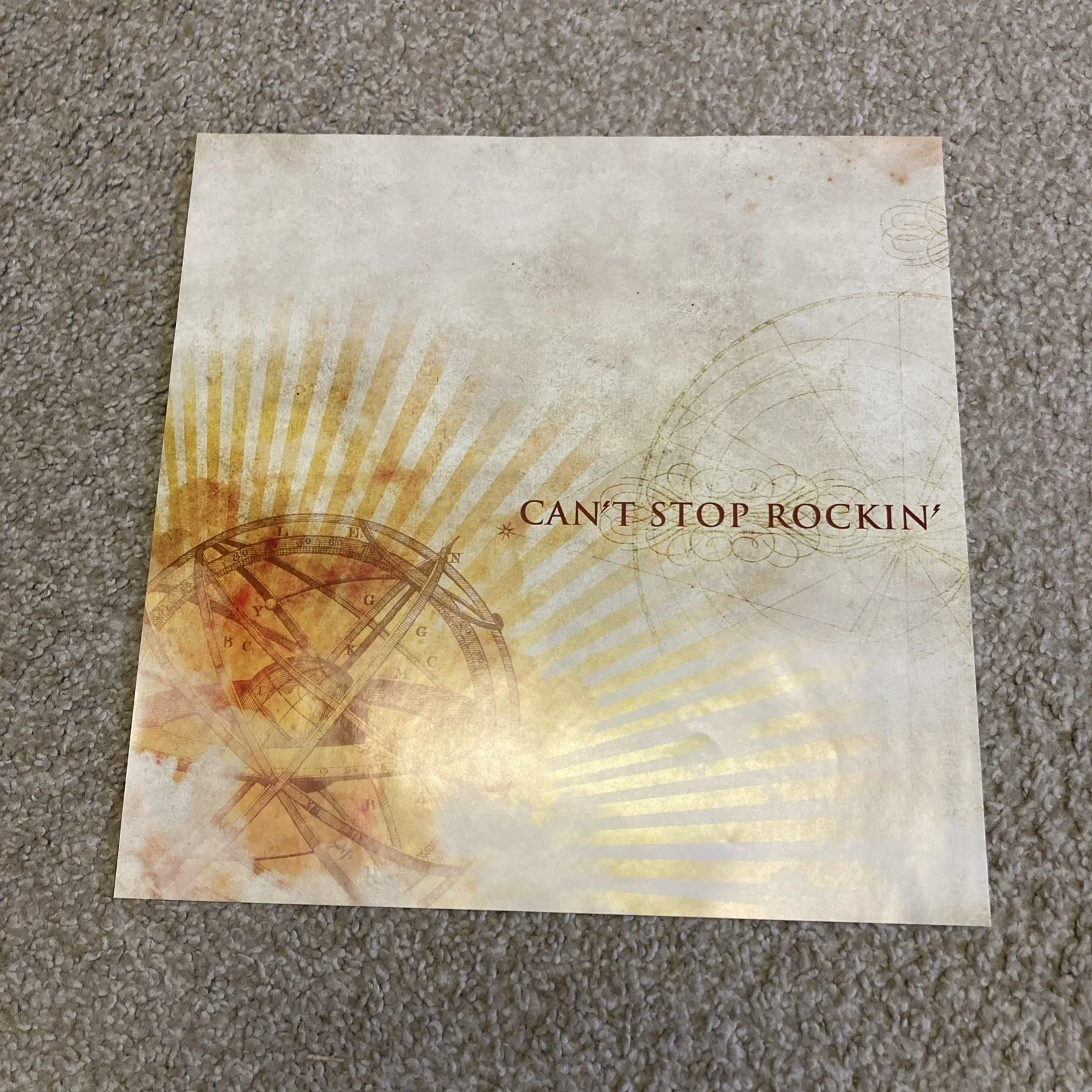 REO Speedwagon & Styx "Can't Stop Rockin'" Tour Autographed Record Cover - CD, изображение 3