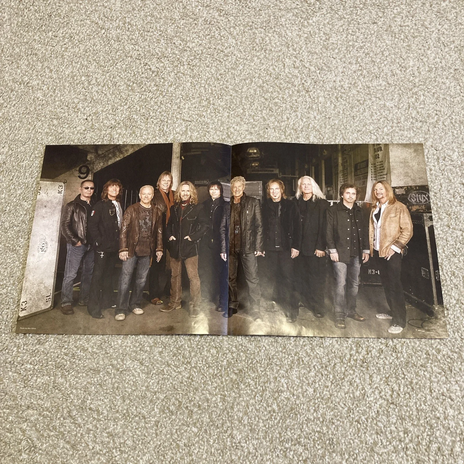 REO Speedwagon & Styx "Can't Stop Rockin'" Tour Autographed Record Cover - CD, изображение 5