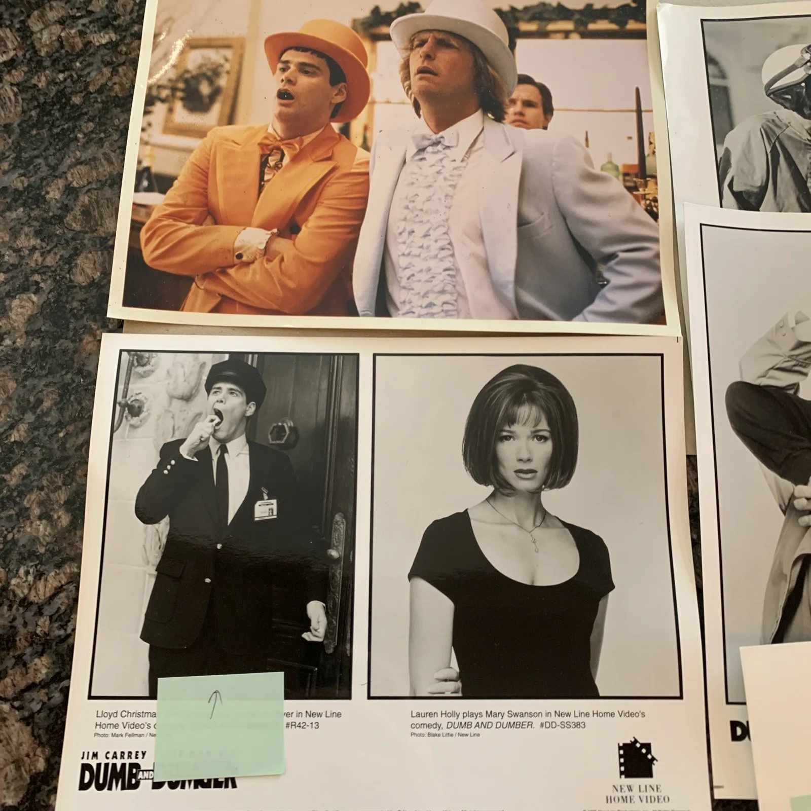 Jim Carrey Jeff Daniels 8x10 Photo Dumb and Dumber~The Mask Publishing Pic Lot, изображение 2