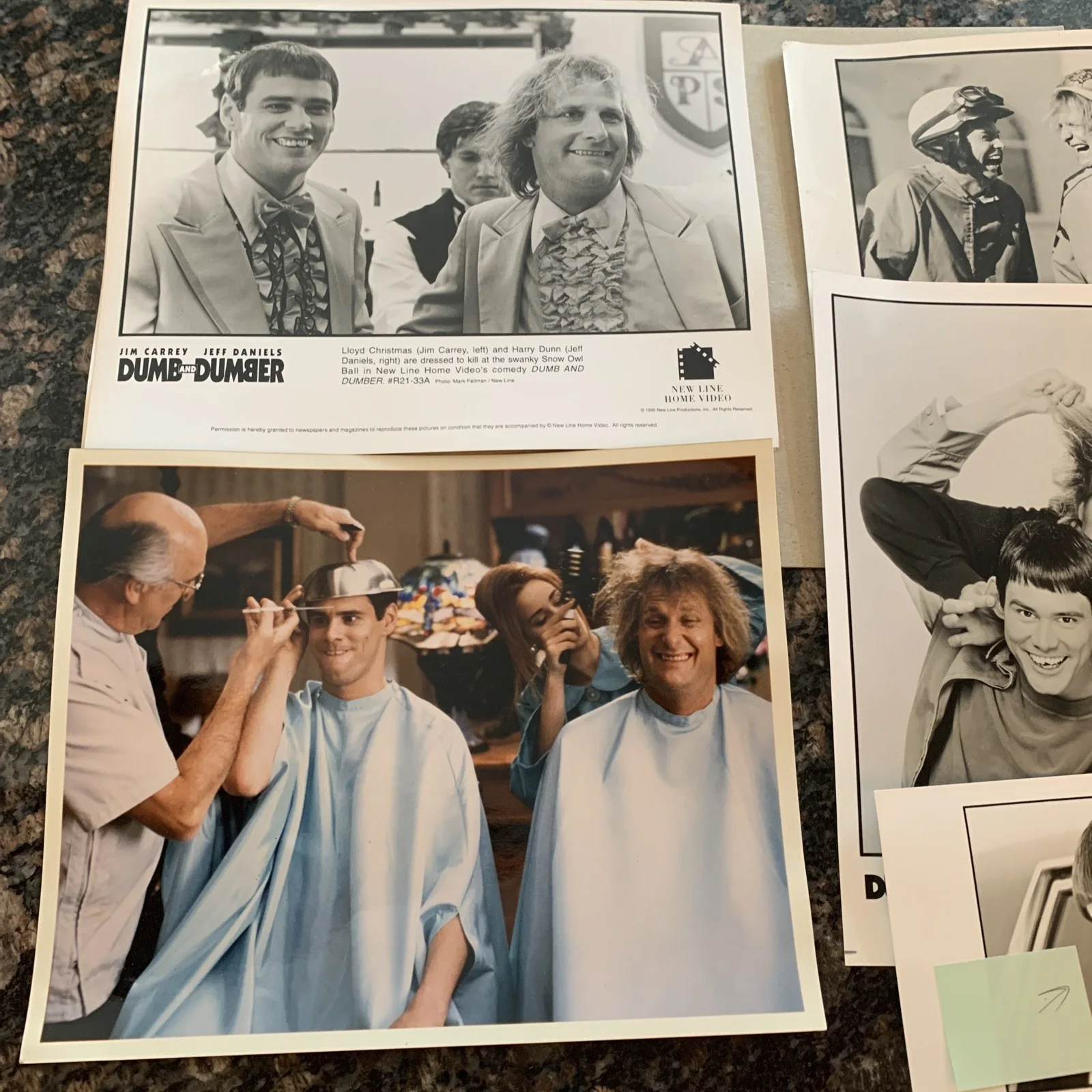 Jim Carrey Jeff Daniels 8x10 Photo Dumb and Dumber~The Mask Publishing Pic Lot, изображение 4