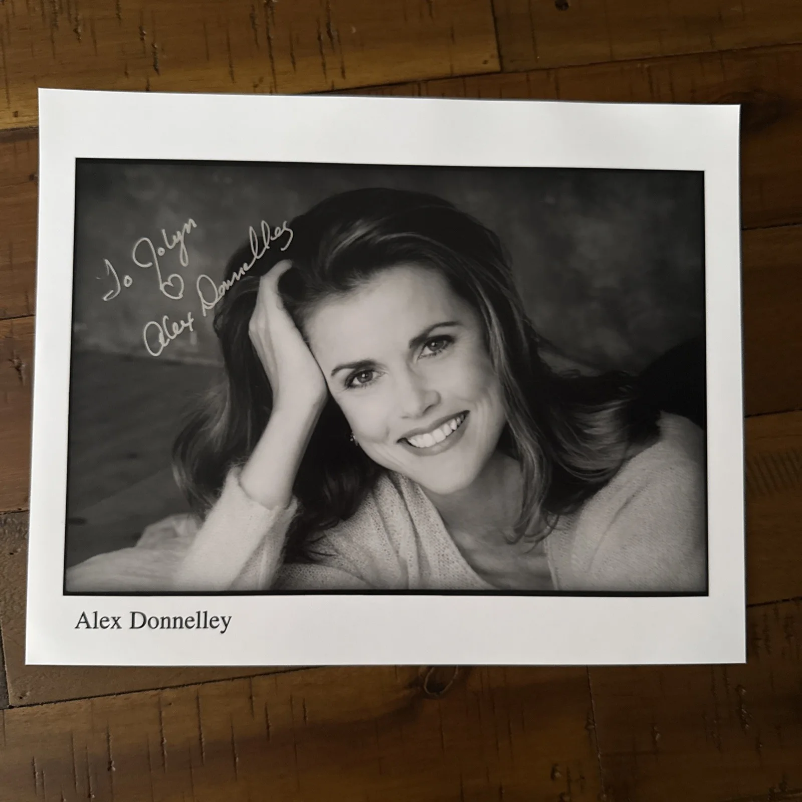 Alex Donnelley — ALEX DONNELLEY "Diane" The Young & The Restless 8x10" Photo Signed Autograph, изображение 2