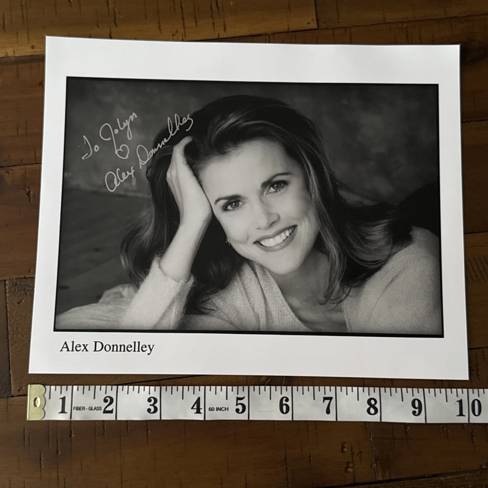 Alex Donnelley — ALEX DONNELLEY "Diane" The Young & The Restless 8x10" Photo Signed Autograph, изображение 4