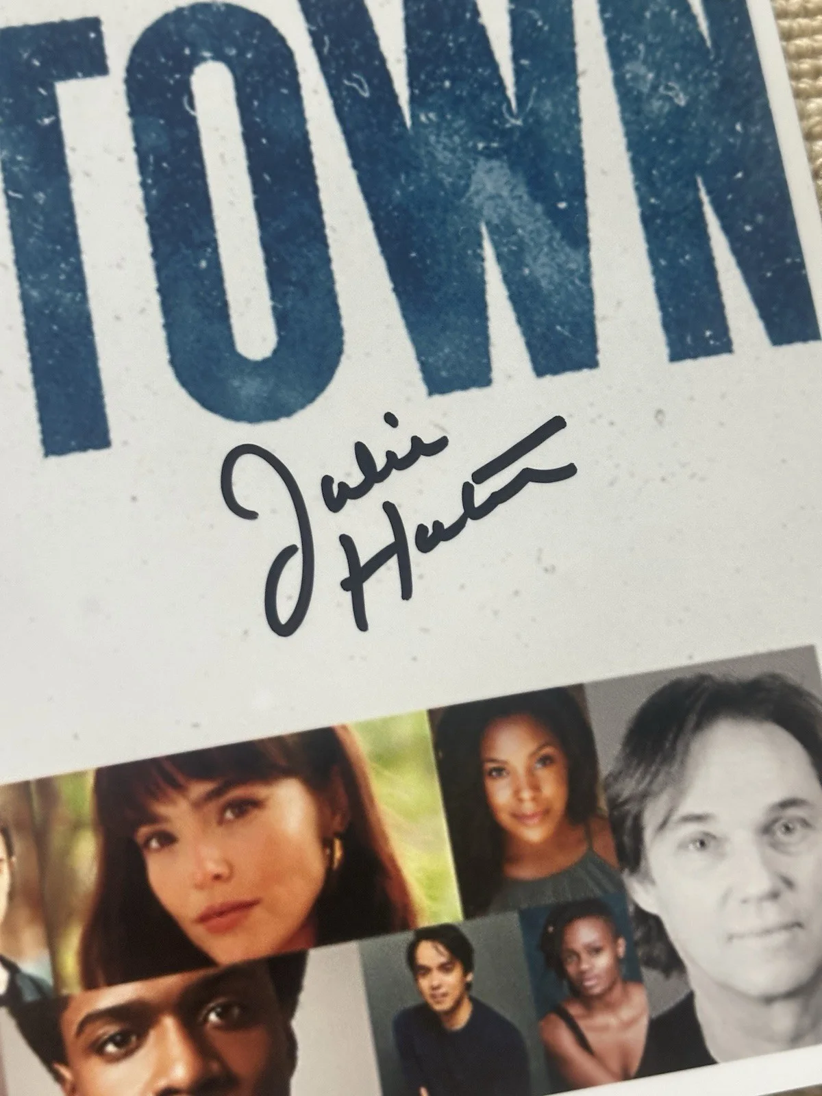 Our Town Julie Halston Signed Glossy Photo Broadway, изображение 2