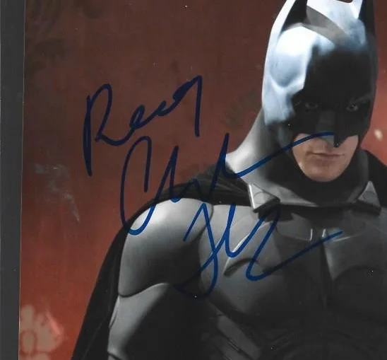 8 x 10 Hand Signed photo of Christian Bale as "Batman", image 2