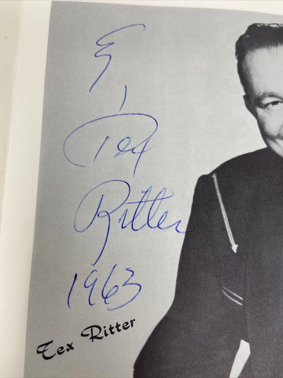 Tex Ritter + 4 Other Autographs in Album of Country & Western Music Stars, изображение 3