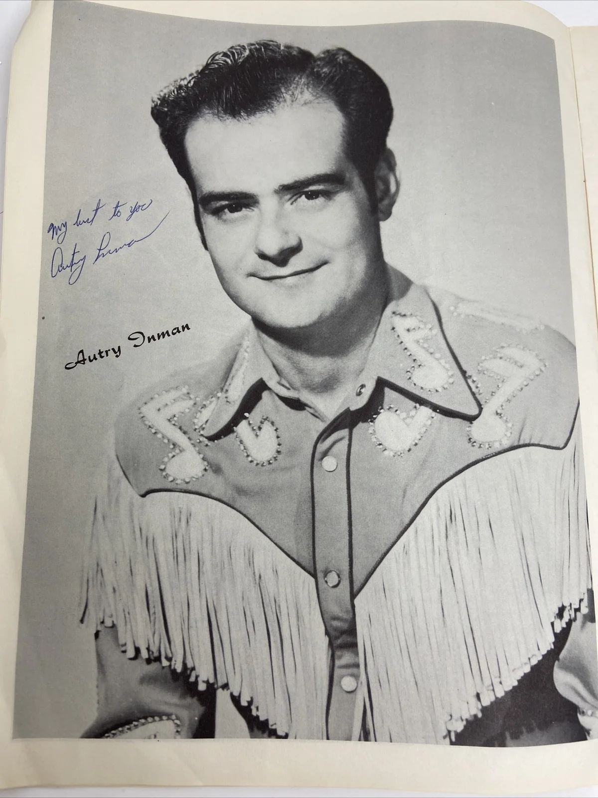 Tex Ritter + 4 Other Autographs in Album of Country & Western Music Stars, изображение 4