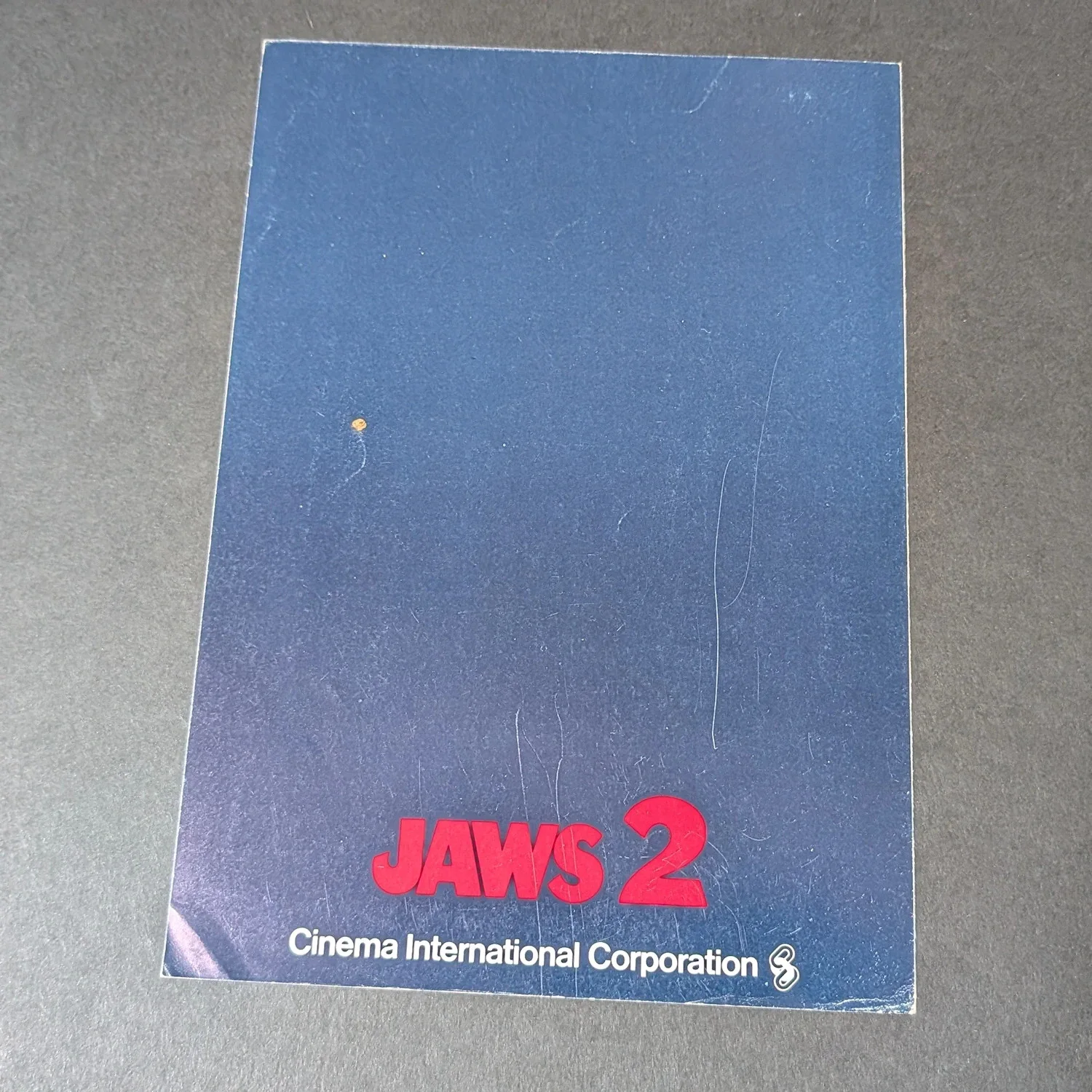 JAWS 2 (1978) Vintage A4booklet feat. iconic artwork, story, cast & crew listing, изображение 2