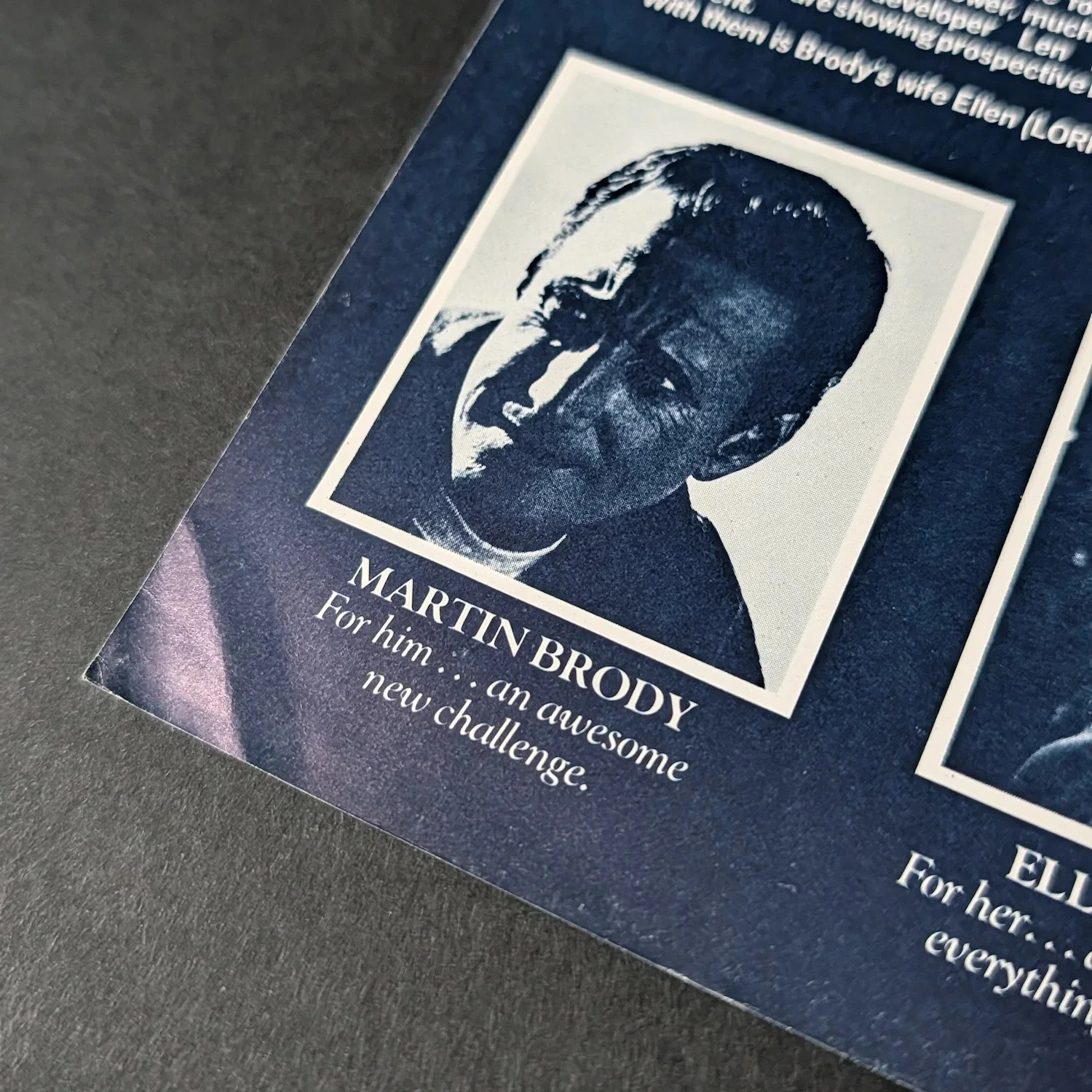 JAWS 2 (1978) Vintage A4booklet feat. iconic artwork, story, cast & crew listing, изображение 5