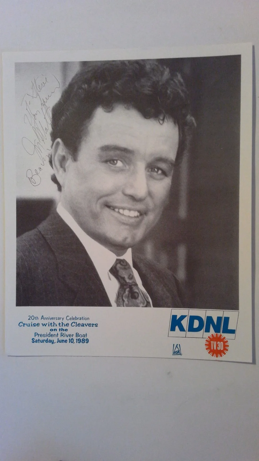 Jerry Mathers — Leave It To Beaver 2 Autographed 8 x 10 Photos Jerry Mathers Ken Osmond June 89, изображение 2