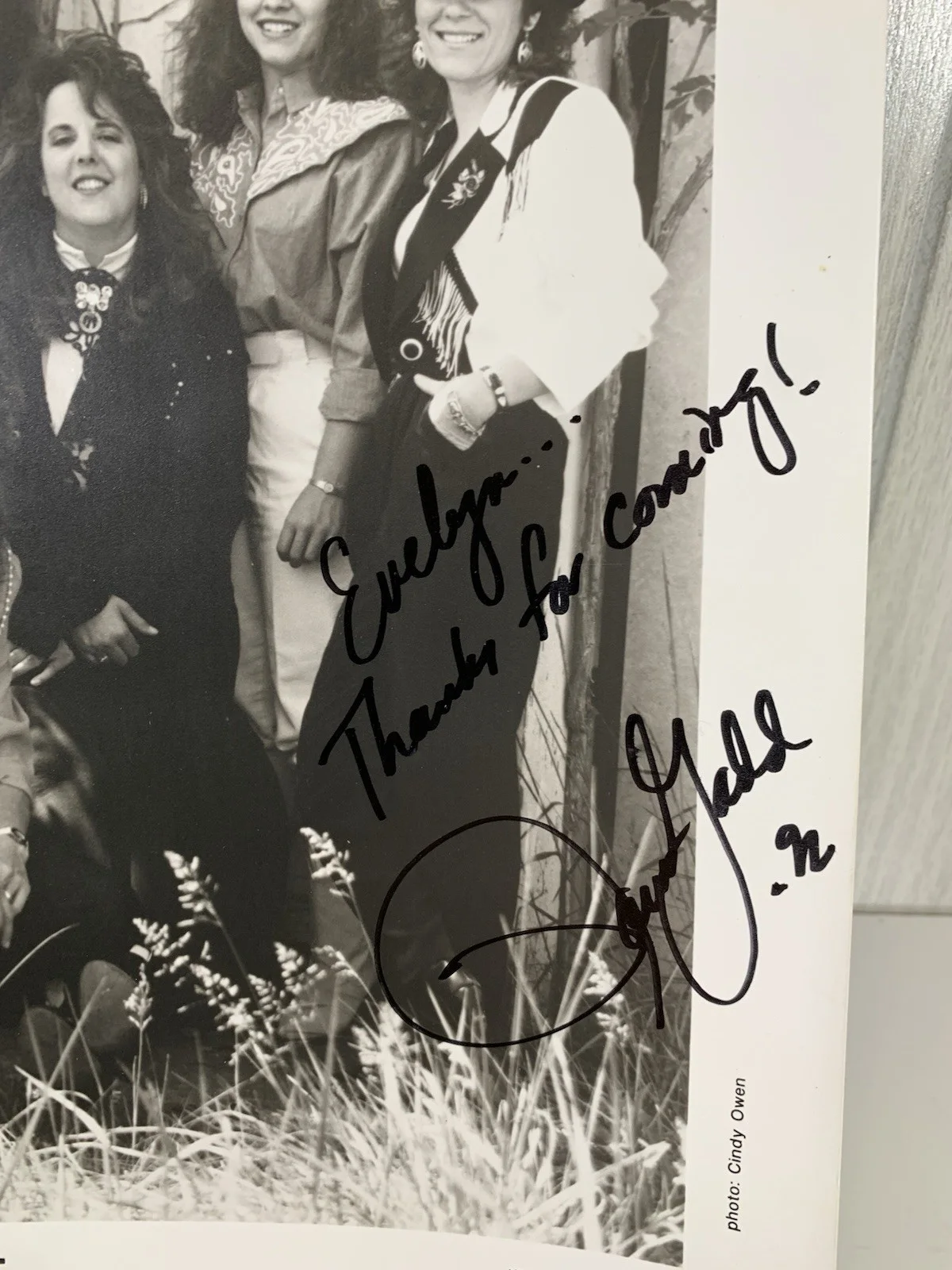 Country Western Wild Rose Band Signed Autograph Photo 8x10 1980’s 1990’s, изображение 4