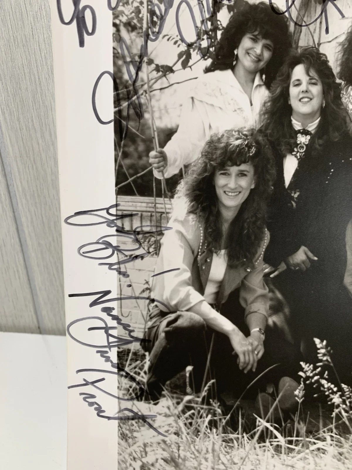 Country Western Wild Rose Band Signed Autograph Photo 8x10 1980’s 1990’s, изображение 5
