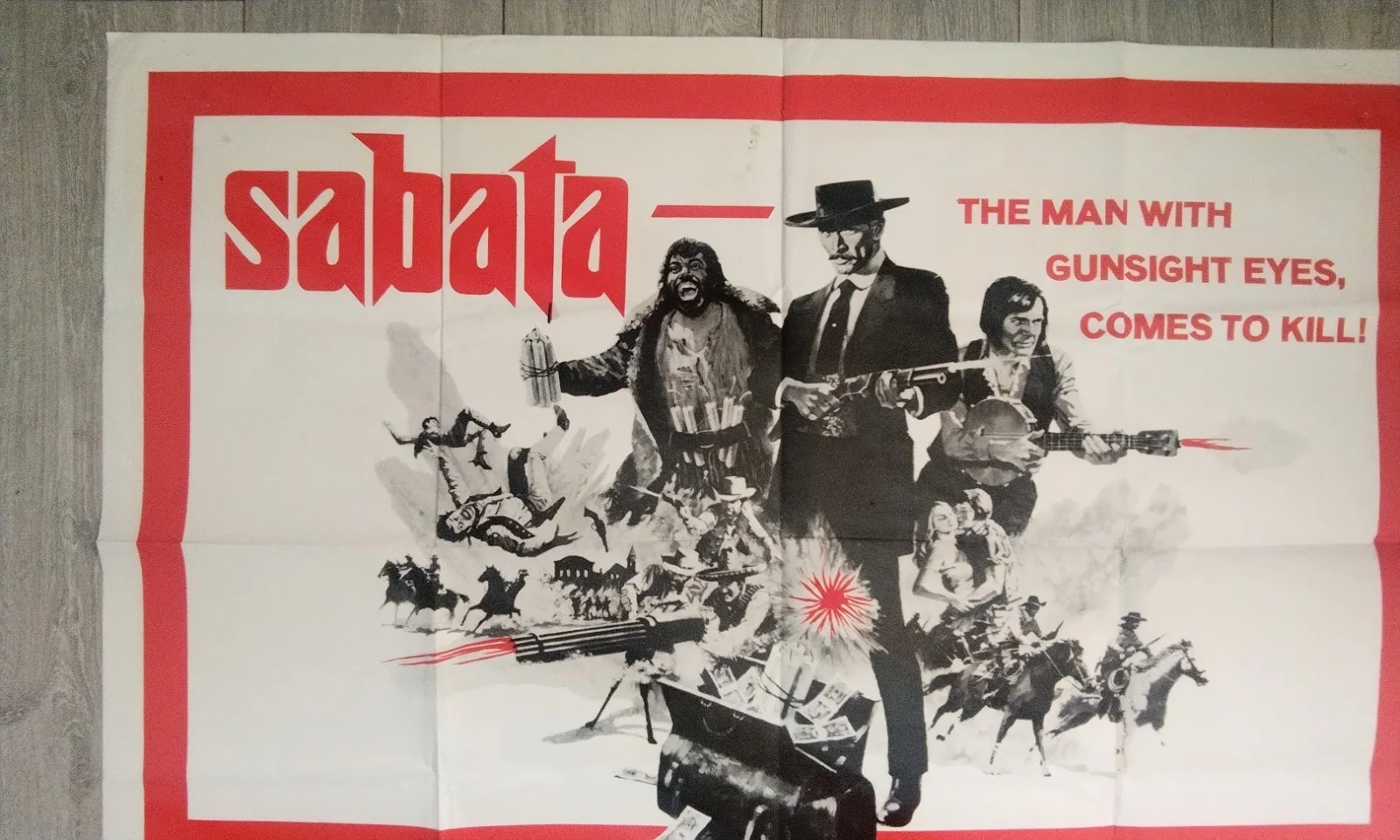 SABATA, QUAD POSTER, 1969, LEE VAN CLEEF., image 2