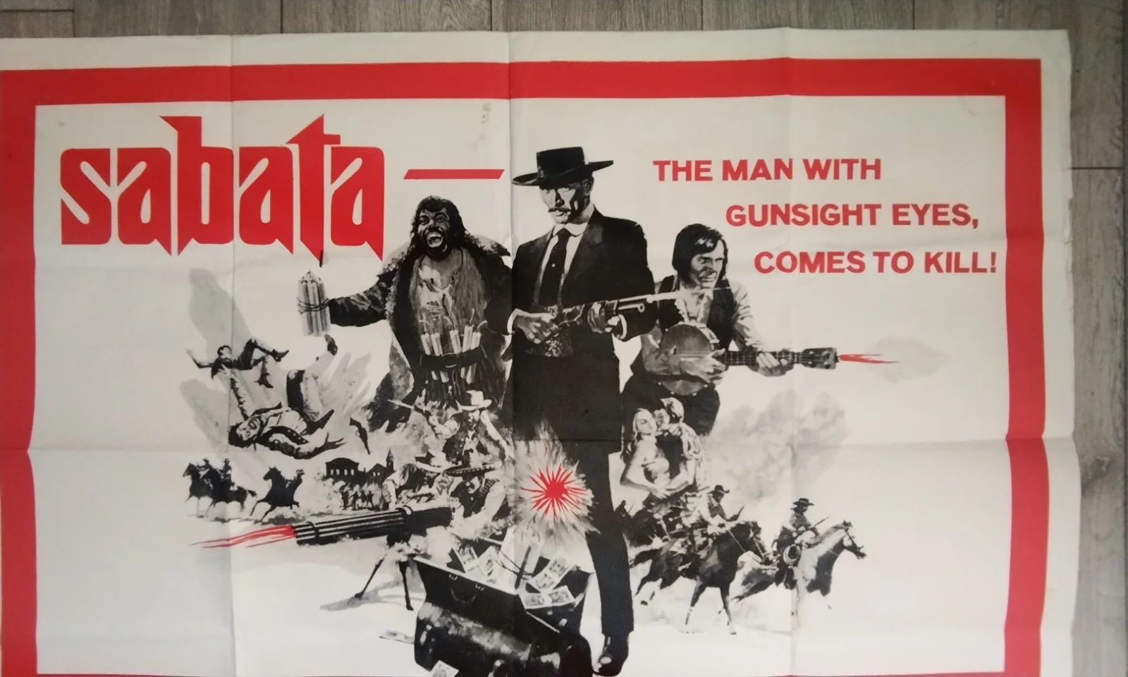 SABATA, QUAD POSTER, 1969, LEE VAN CLEEF., image 3