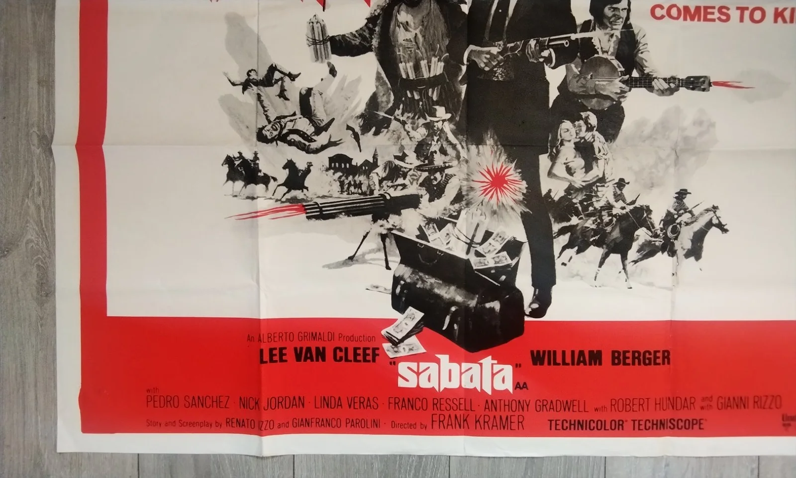 SABATA, QUAD POSTER, 1969, LEE VAN CLEEF., image 5