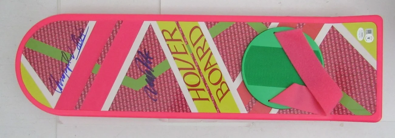 Michael J Fox/Christopher Lloyd Signed Back to the Future Hoverboard JSA BAS 765, изображение 4