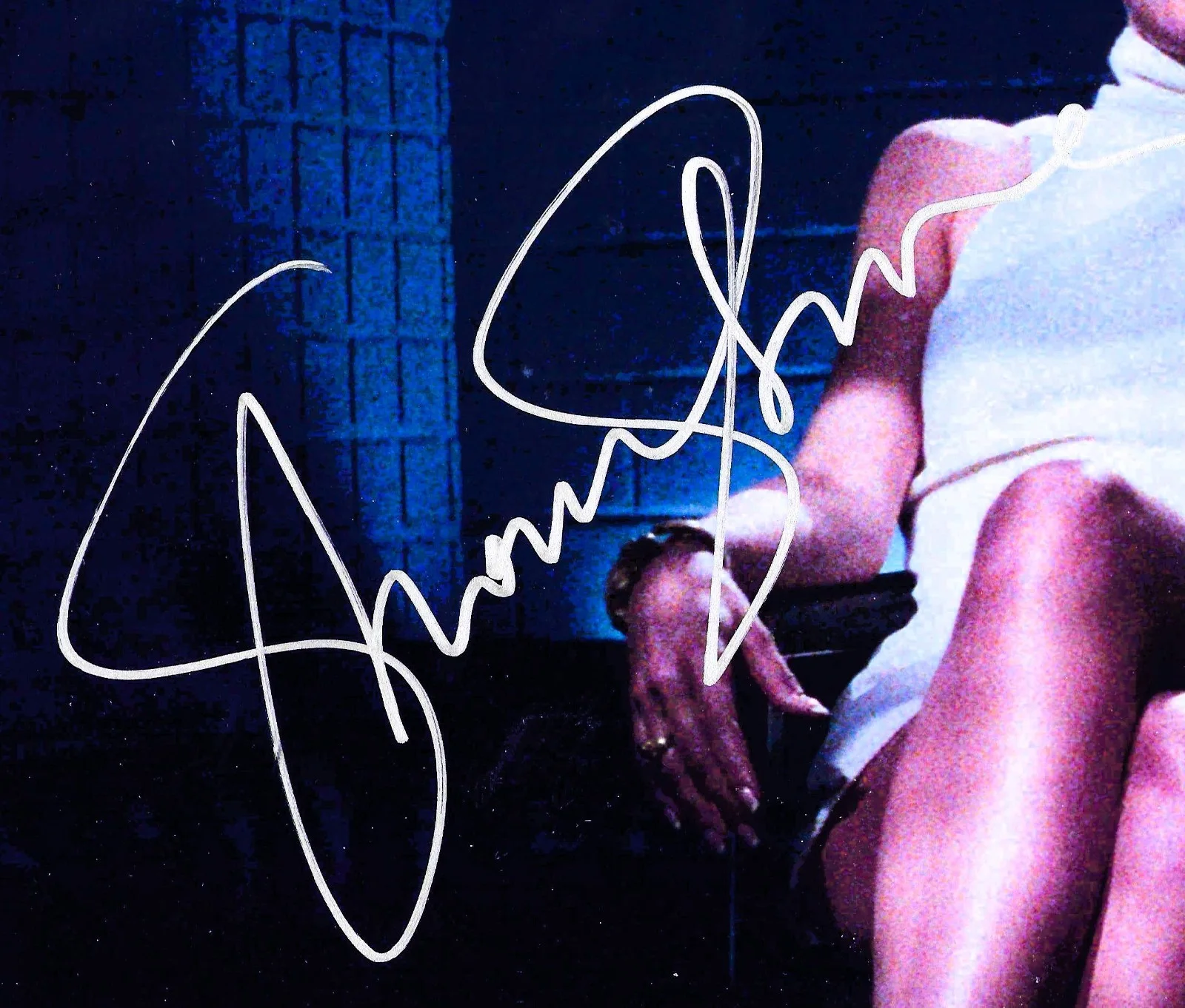 SHARON STONE SIGNED Basic Instinct, TOTAL RECALL Casino COA 8 ¼ x 11 ¾, image 2