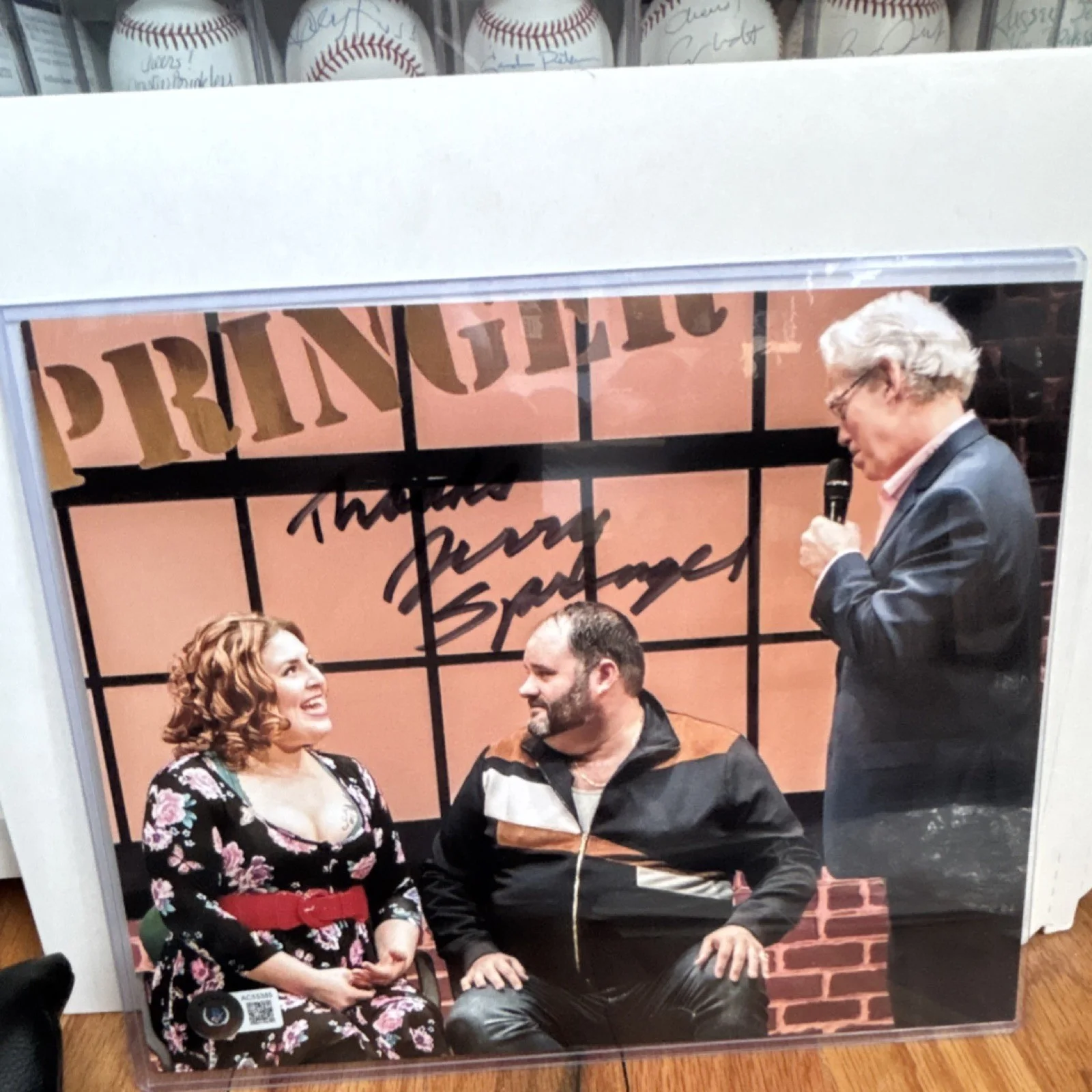Jerry Springer — Jerry Springer Signed Photo Jerry Springer Show Beckett Authenticated