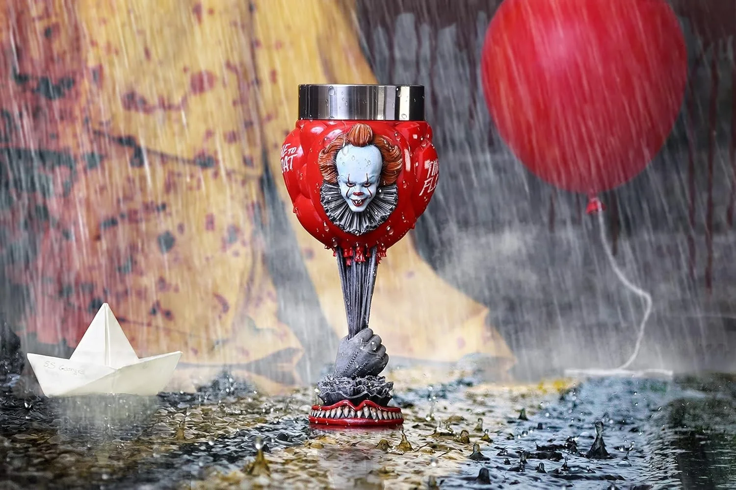 IT Time To Float Goblet 19.5cm by Nemesis Now - BRAND NEW, image 2