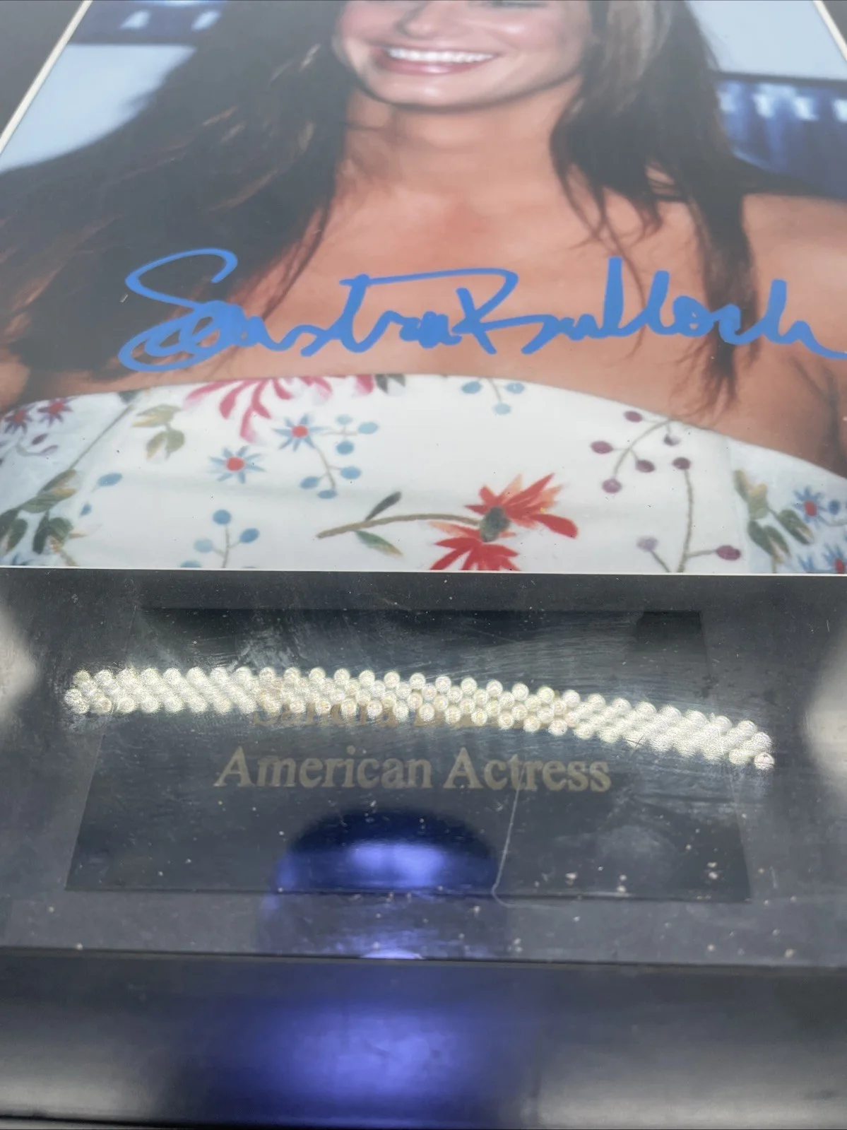 Sandra Bullock — Framed Autographed Sandra Bullock, No COA {20}, image 5
