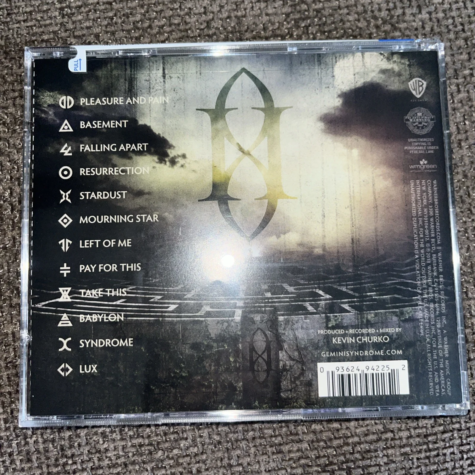 GEMINI SYNDROME BAND SIGNED AUTOGRAPH LUX CD, image 4
