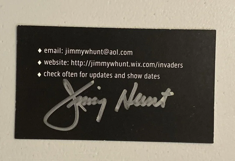 James Jimmy Walter Hunt — INVADERS FROM MARS Jimmy Hunt signed 11x17 Poster Print W/Business Card & Photo, изображение 5