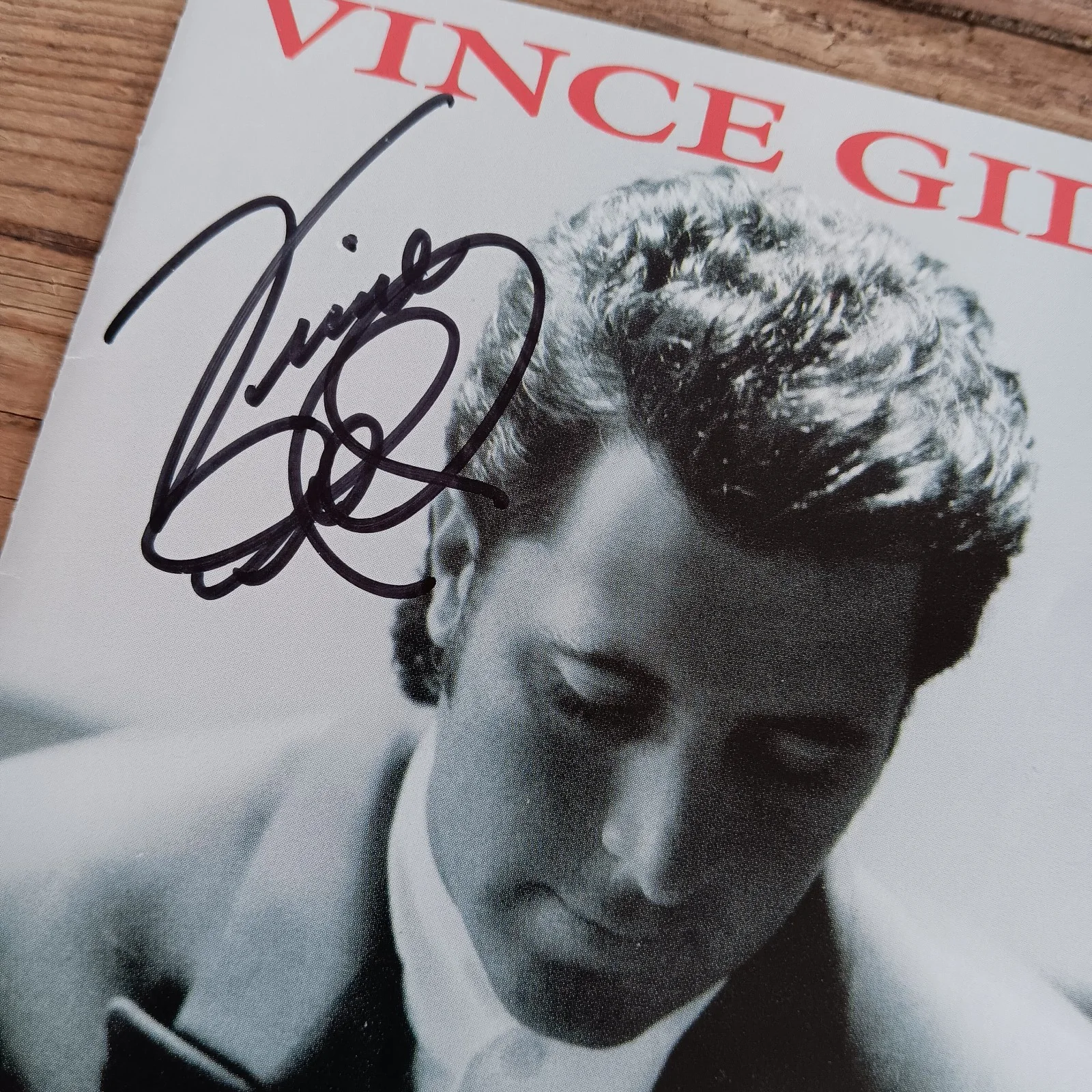 Vince Gill Hand Signed Autographed CD Cover Booklet Country Music Memorabilia, изображение 2