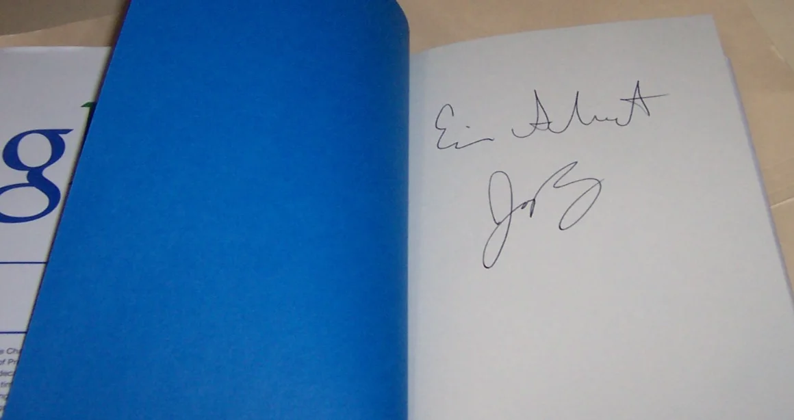 GOOGLE HOW IT WORKS BOOK FIRST EDITION signed autographed SCHMIDT ROSENBERG, image 3