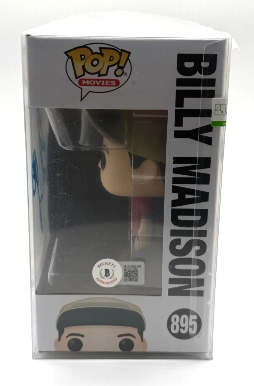 Adam Sandler — Adam Sandler Signed Funko Pop Billy Madison #895 Autographed BAS Certified, image 4