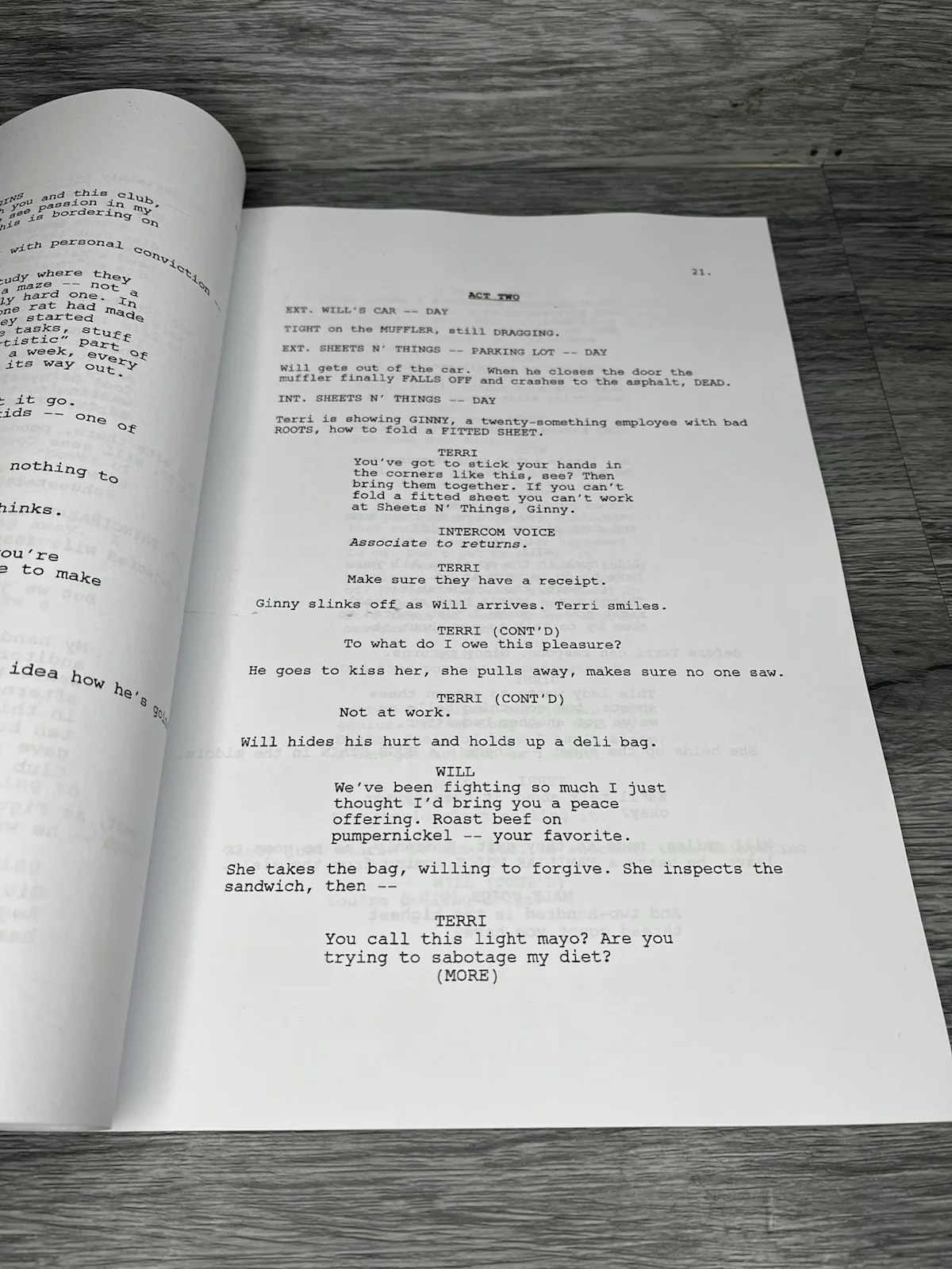 Glee Film Movie Script Reprint Signed, image 4