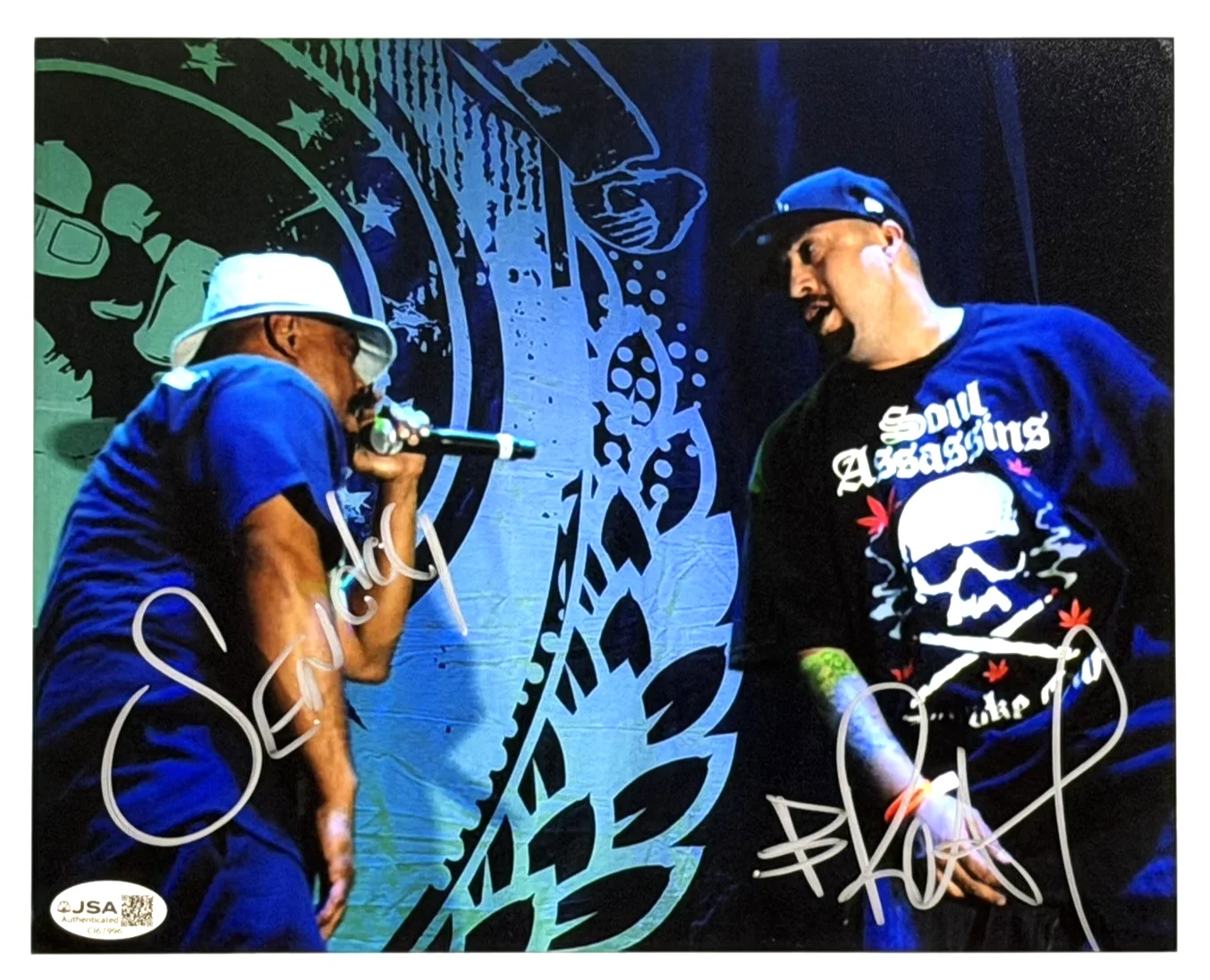 Cypress Hill B Real Sen Dog Signed Autographed 8x10 Photo JSA Certified COA, изображение 2