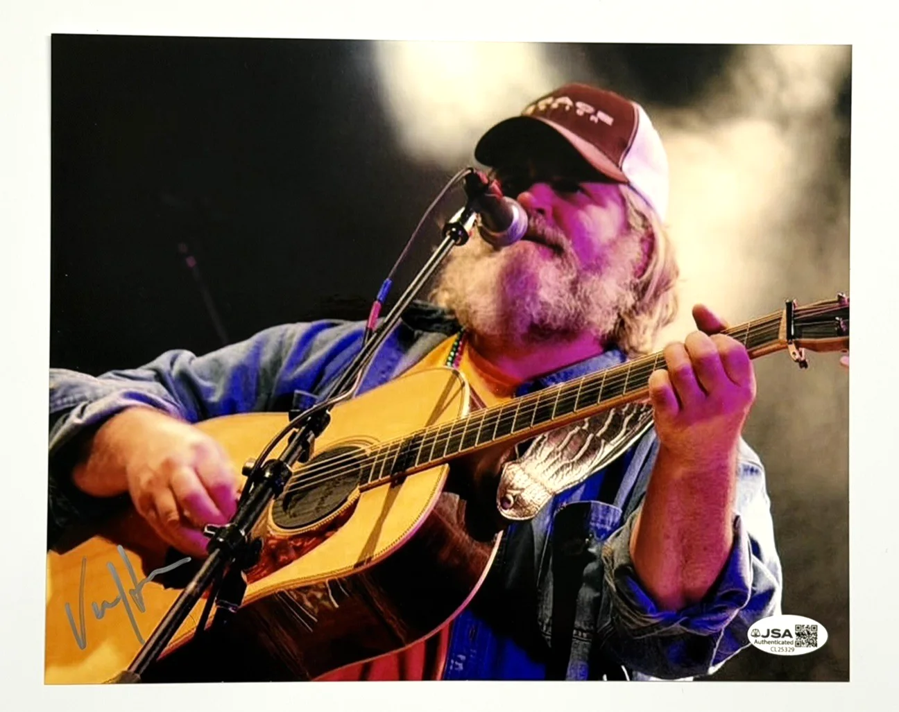Leftover Salmon Vince Herman Signed Autographed 8x10 Photo JSA Certified COA, изображение 2