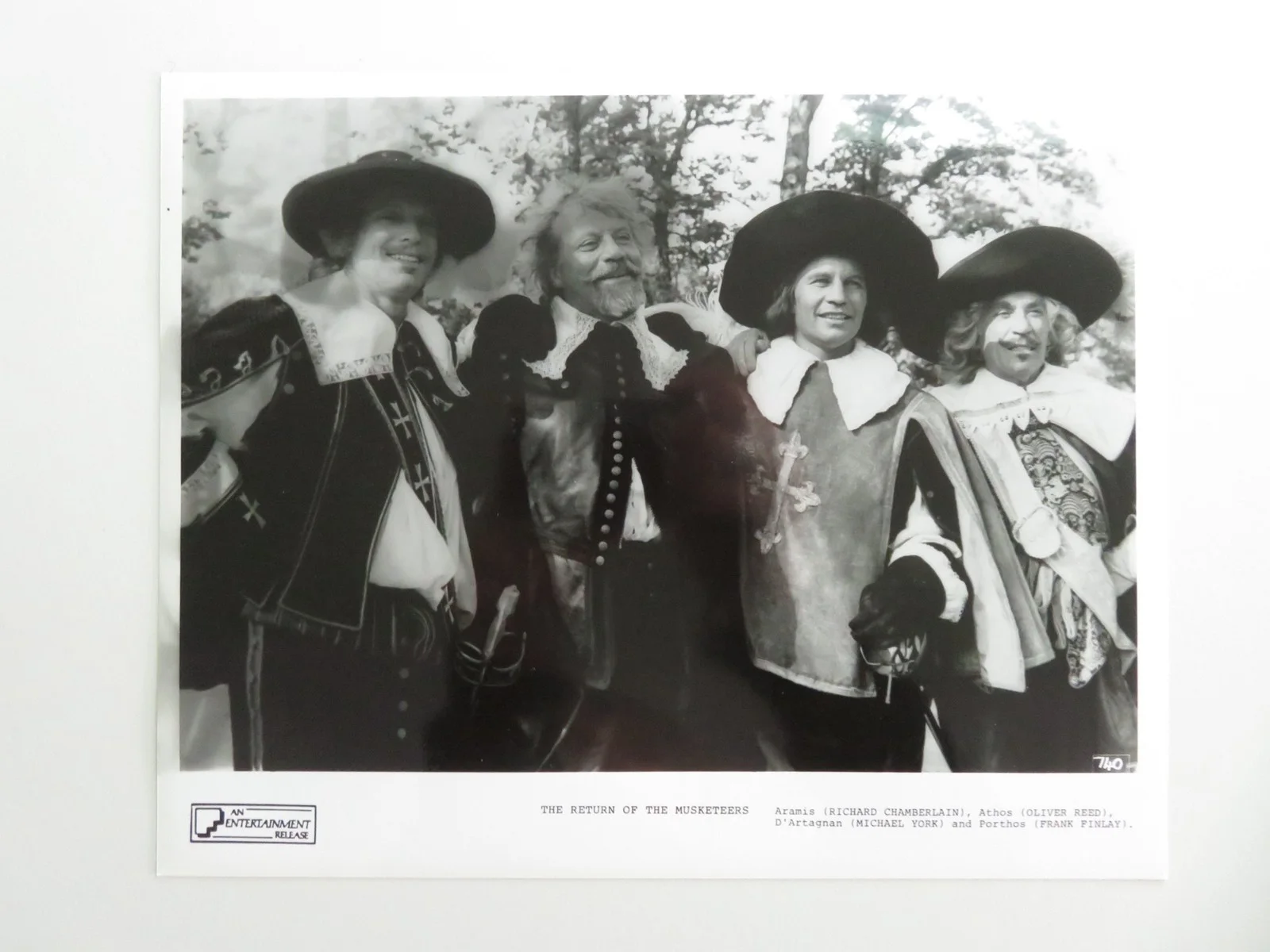 THE RETURN OF THE MUSKETEERS - A MOVIE STILL PHOTO LOT OF 6 OLIVER REED 1989, изображение 3
