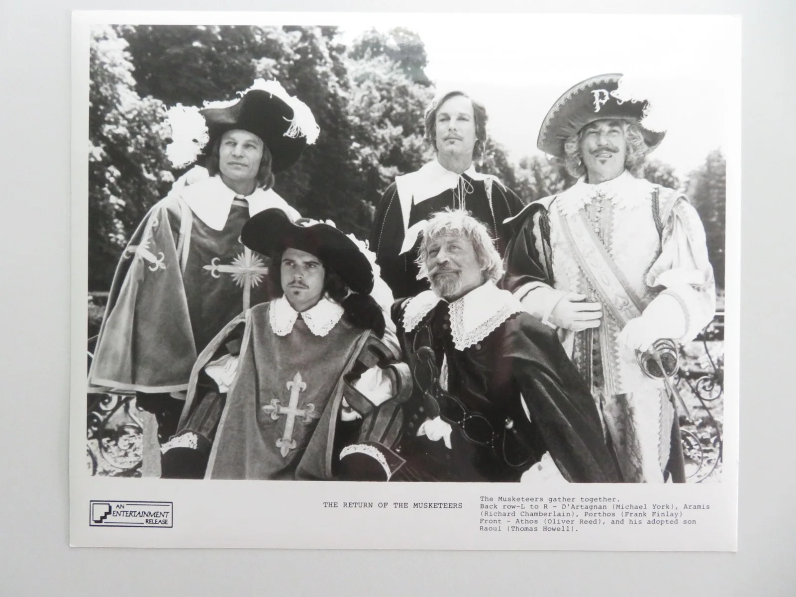 THE RETURN OF THE MUSKETEERS - A MOVIE STILL PHOTO LOT OF 6 OLIVER REED 1989, изображение 4