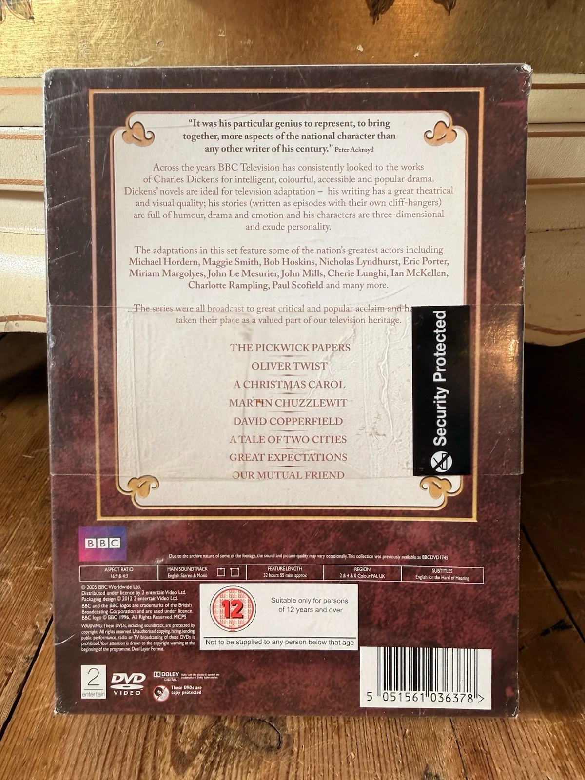 The Charles Dickens Collection Dvd Boxset BBC 12 Discs 2005 NEW SEALED, image 2